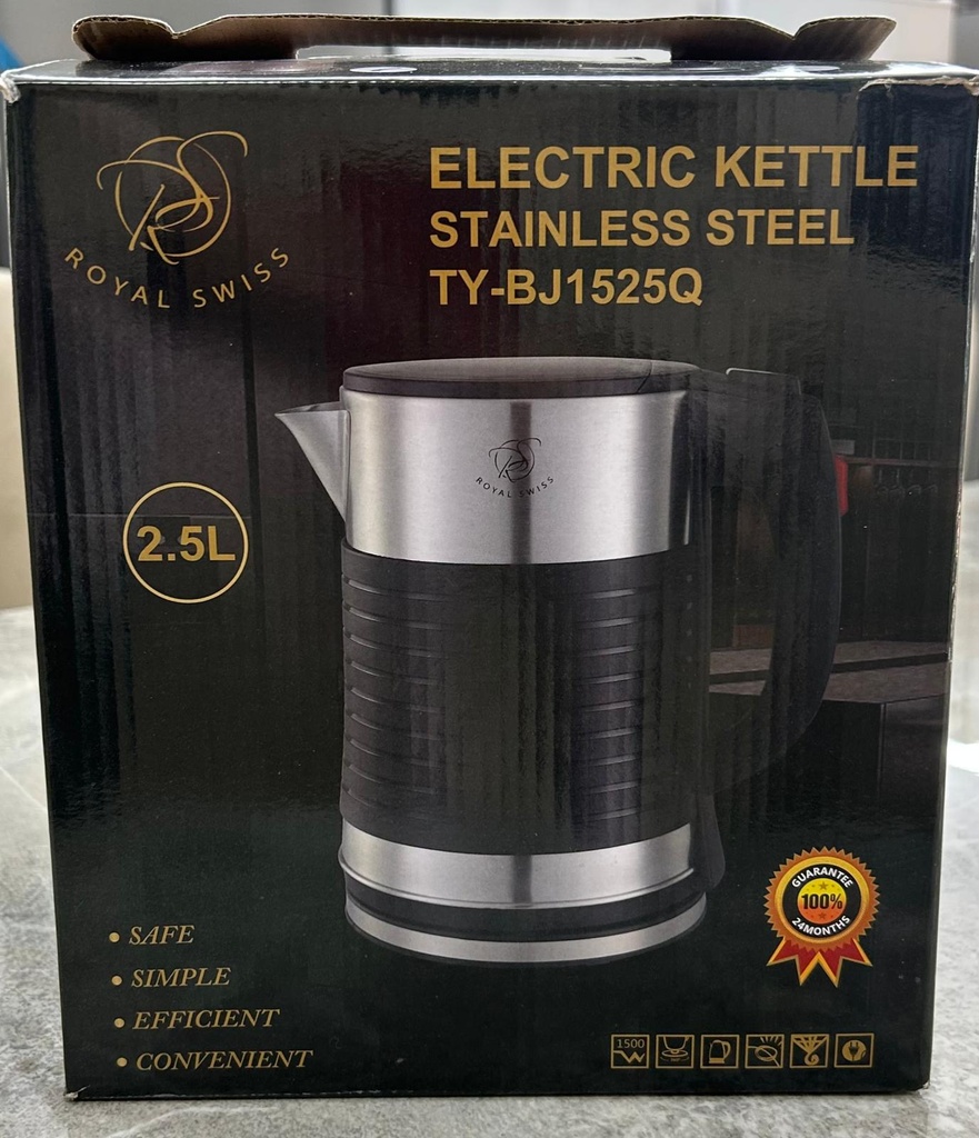 HERVIDOR ELÉCTRICO ROYAL SWISS 2.5L